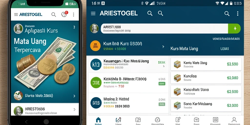 Tampilan antarmuka ARIESTOGEL yang informatif dan user-friendly.