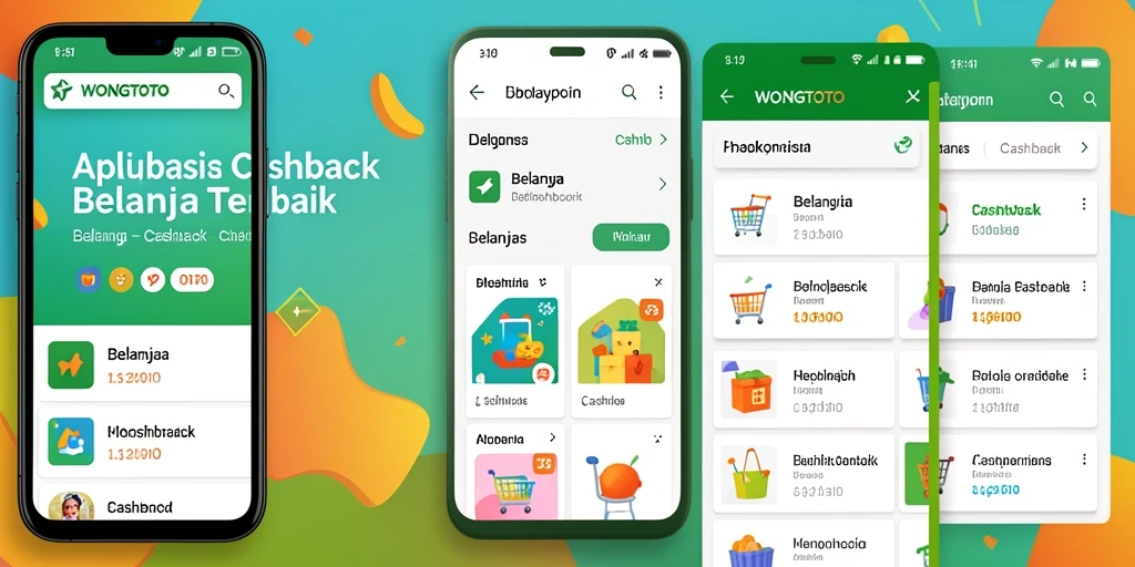Tampilan antarmuka WONGTOTO dengan fitur Cashback yang menarik.