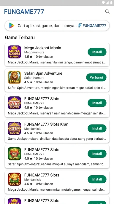 fungame777 - Temukan Aplikasi Populer dan Kanal Uji Terbaik di Sini