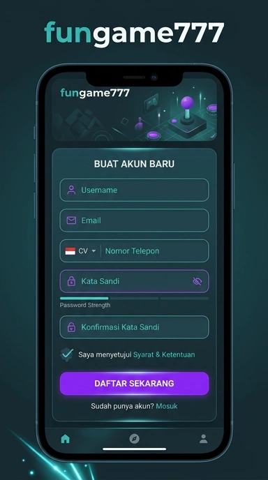 Buat Akun Baru Di fungame777 Dengan Mudah